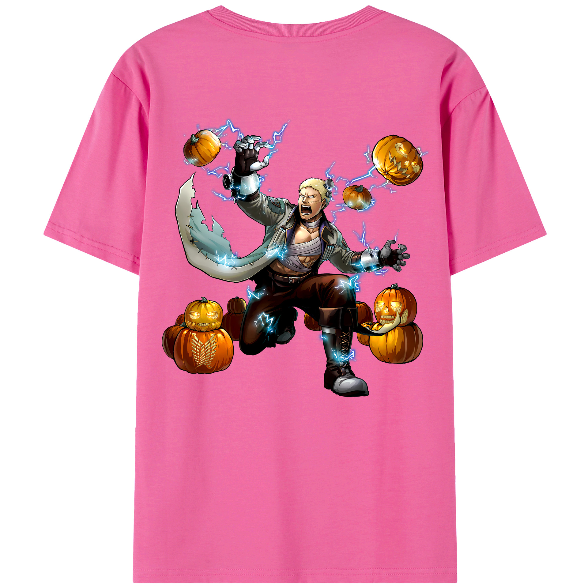 （画像用） 進撃の巨人 ライナー・ブラウン Attack on Titan Reiner Braun レディース半袖Tシャツ(バックプリント)